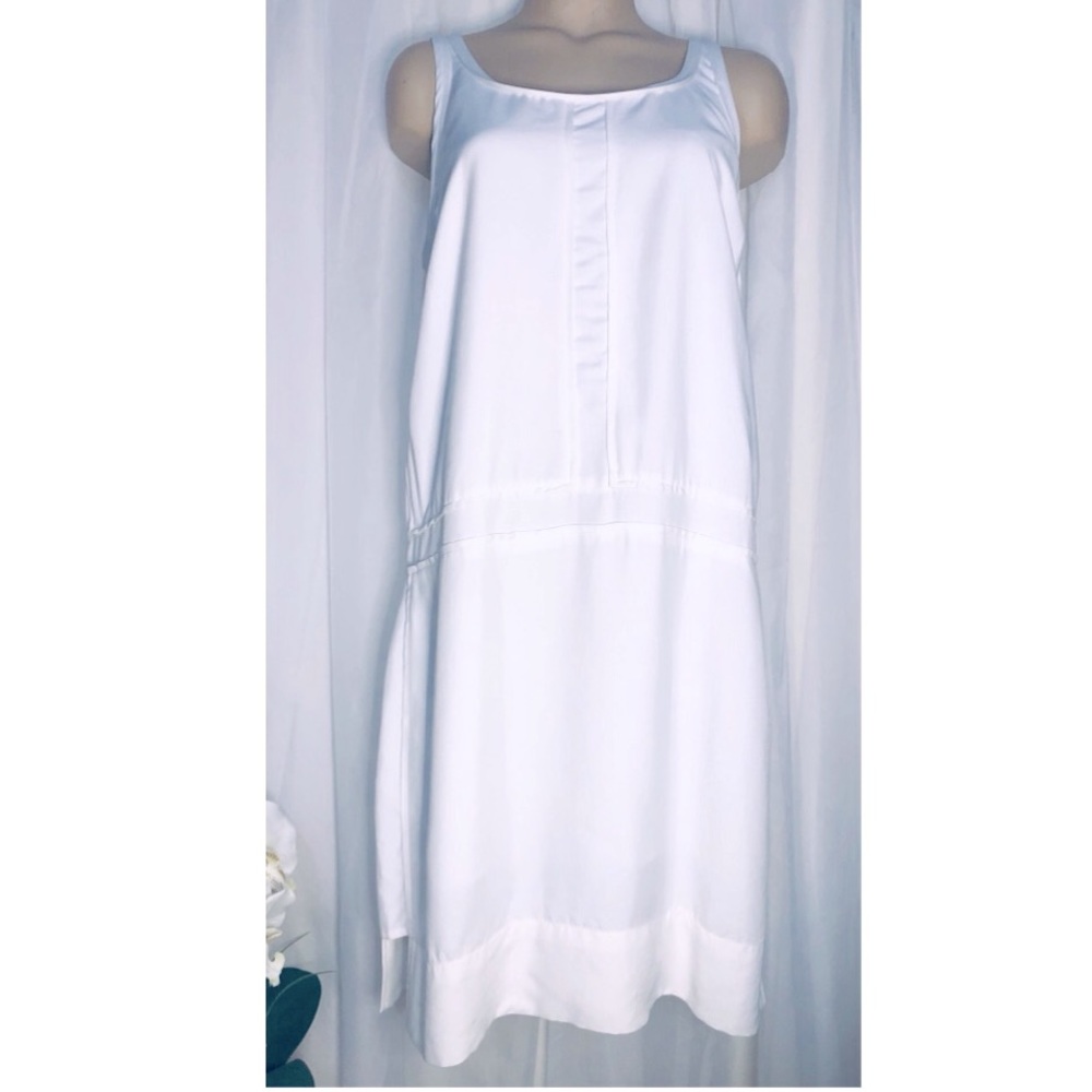 Banana republic white tank dress